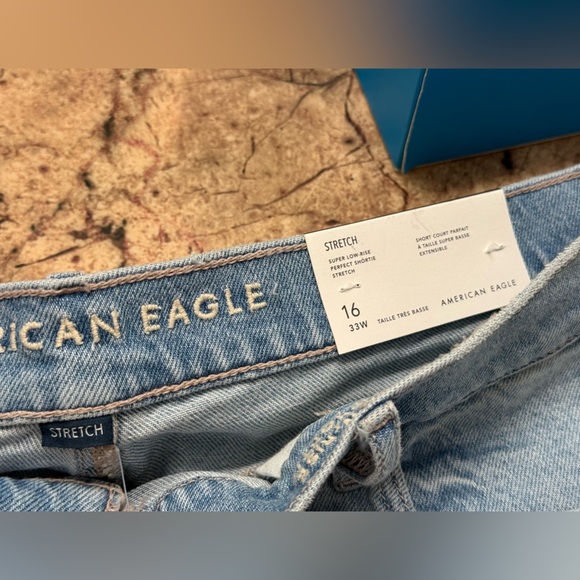 American Eagle Outfitters Super Low Rise Perfect Shorts Size 16 - Picture 6 of 16